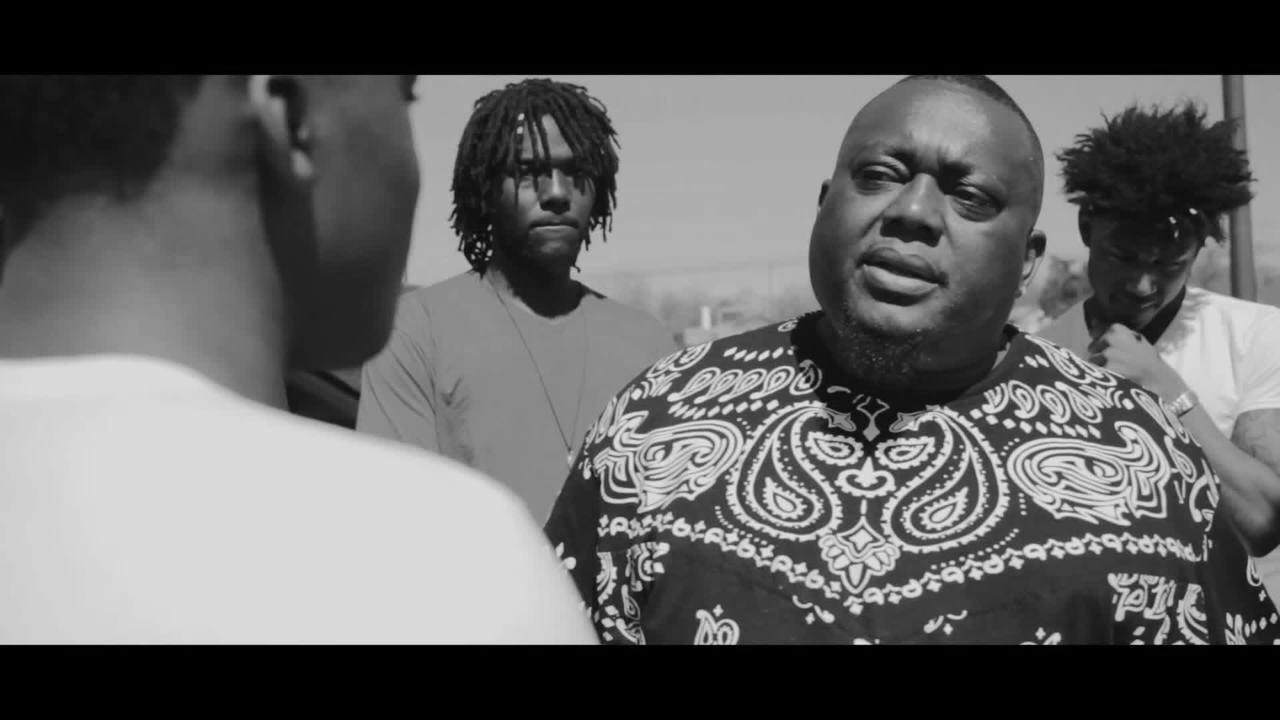 Go Hard Black on set — Go Hard feat. E-40